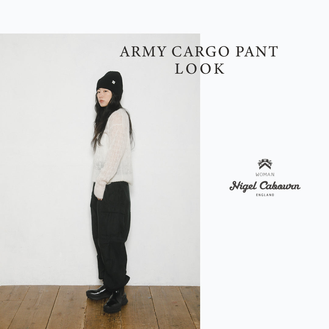 ARMY CARGO PANT LOOK