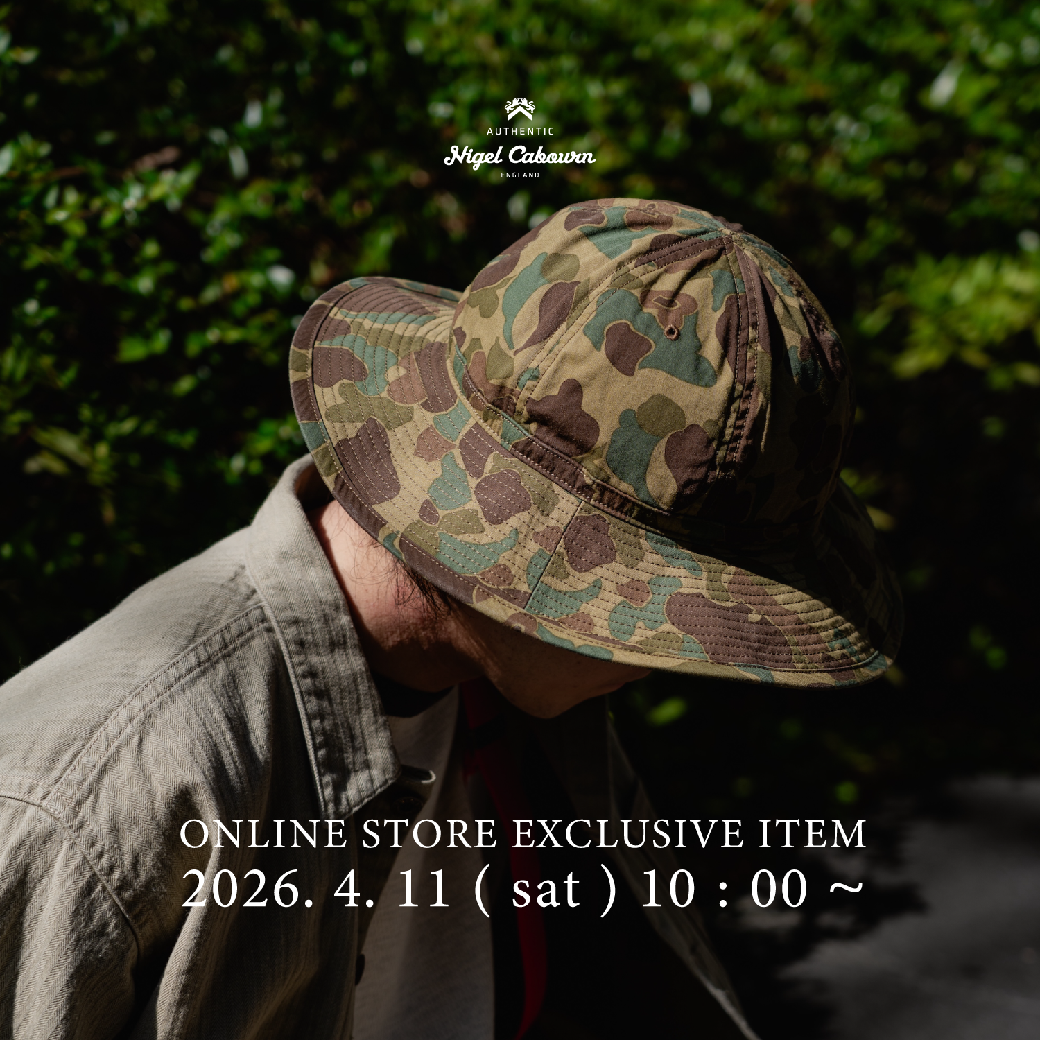 オンラインストア限定発売 – HAT - DUCK HUNTER CAMO + CRICKET VEST - DUCK HUNTER CAMO