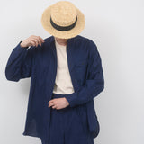 FARMER STAND SHIRT - KASURI
