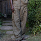 ROYAL NAVY CARGO PANT - LINEN HERRINGBONE TWILL