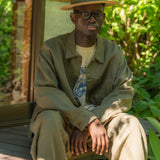 USMC CHORE JACKET LINEN HERRINGBONE TWILL