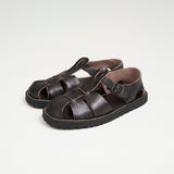 LEATHER GURKHA SANDAL