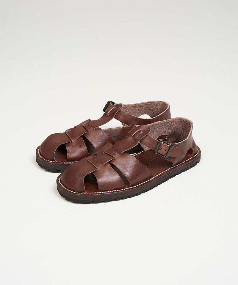 LEATHER GURKHA SANDAL