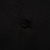 OPEN COLLAR SH LINEN FLEECE