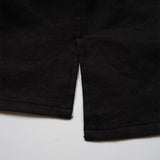 OPEN COLLAR SH LINEN FLEECE