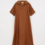 SKIPPER DRESS SHORT SLEEVE LINEN