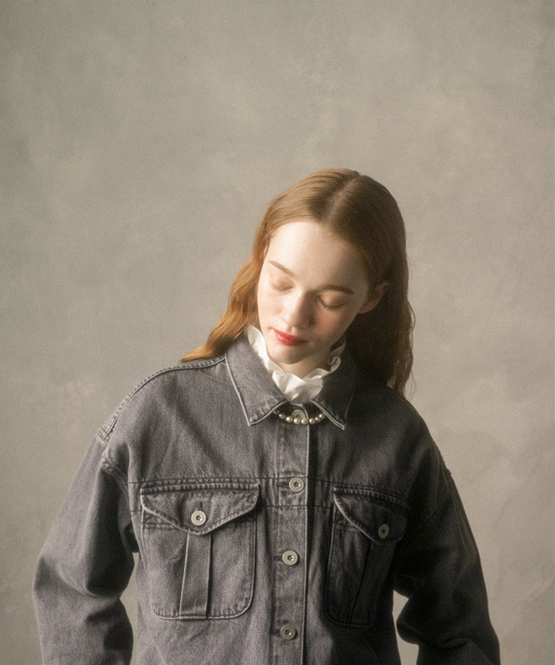 BATTLE DRESS JACKET DENIM