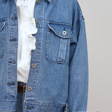 BATTLE DRESS JACKET DENIM