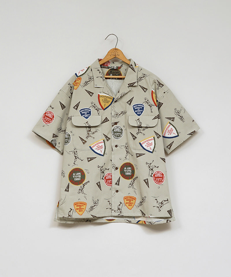 OPEN COLLAR SH BB & CRICKET RAYON