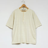 50s HENLEY NECK SHIRT PIGMENT