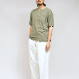 50s HENLEY NECK SHIRT PIGMENT