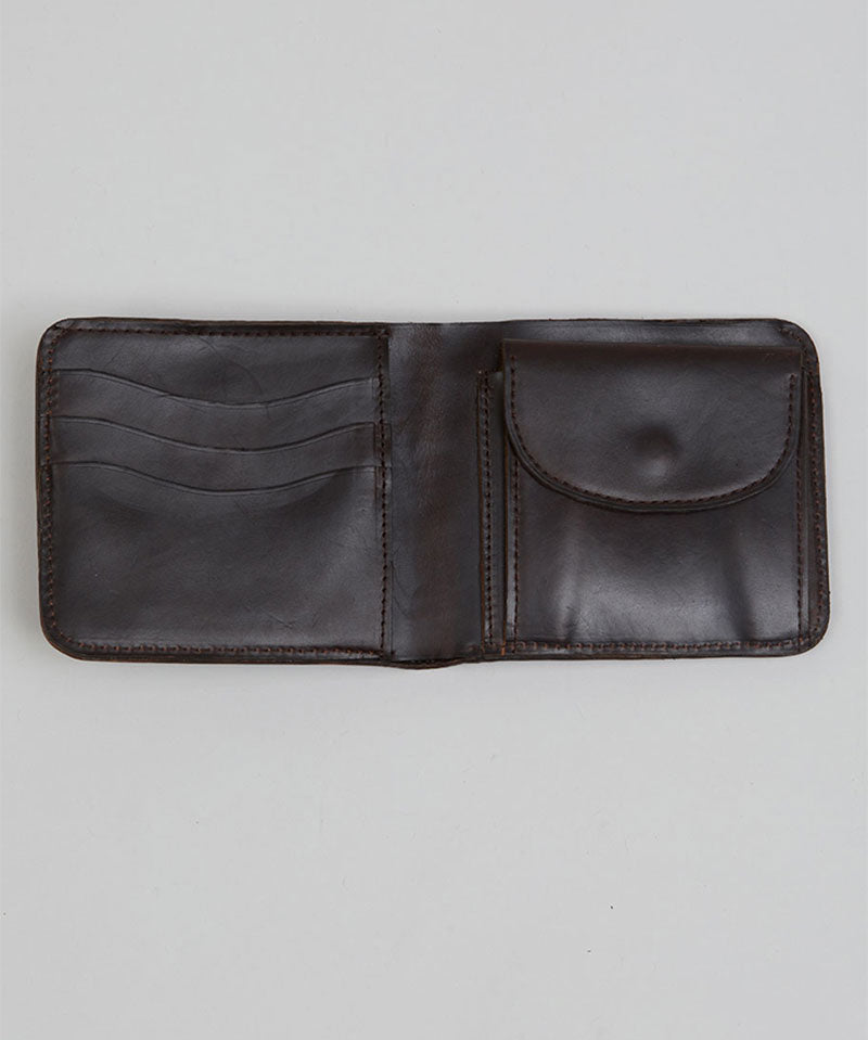 LEATHER WALLET PEAT LABEL