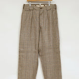 ENGINEER PANT HEMP LINEN CHECK