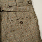 ENGINEER PANT HEMP LINEN CHECK