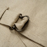 ENGINEER VEST HEMP LINEN CHECK