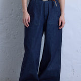 WIDE BAKER PANT DENIM