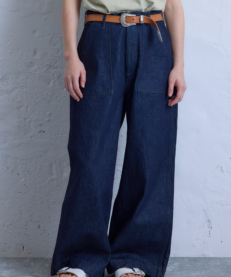 WIDE BAKER PANT DENIM