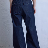 WIDE BAKER PANT DENIM