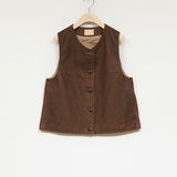LEATHER JERKIN VEST