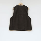 LEATHER JERKIN VEST