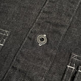 UTILITY SHIRT TYPE-2 10oz DENIM BLACK