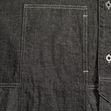 UTILITY SHIRT TYPE-2 10oz DENIM BLACK