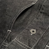 UTILITY SHIRT TYPE-2 10oz DENIM BLACK
