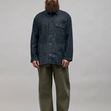 UTILITY SHIRT TYPE-2 10oz DENIM BLACK
