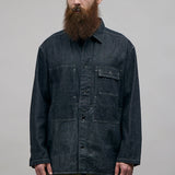 UTILITY SHIRT TYPE-2 10oz DENIM BLACK