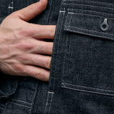 UTILITY SHIRT TYPE-2 10oz DENIM BLACK