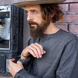 HENLEY SHIRT HEMP