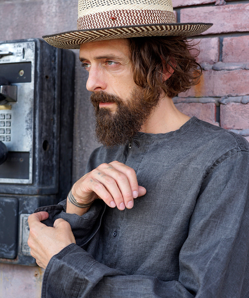 HENLEY SHIRT HEMP