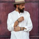 HENLEY SHIRT HEMP