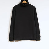 TURTLE NECK WAFFLE BLACK