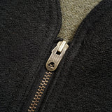 ZIP UP VEST RAG JACQUARD