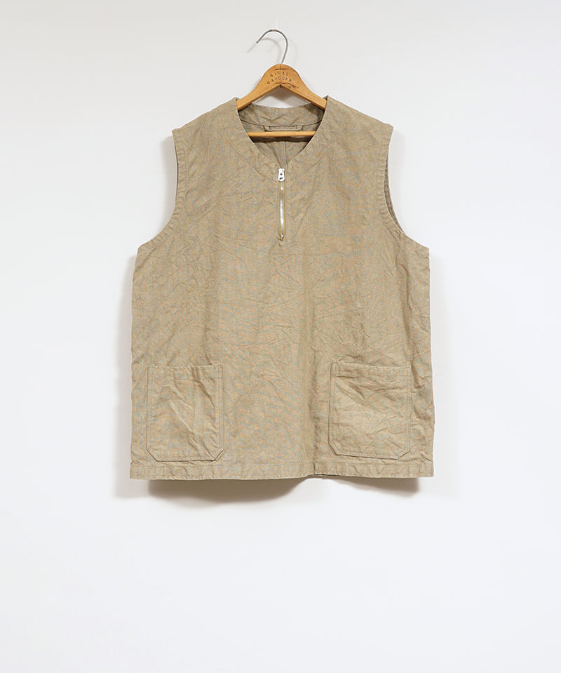 FRENCH WORK VEST HEMP