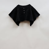 LACEY KNIT COLLAR T-SHIRT