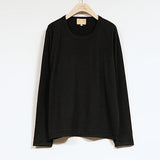 LACEY KNIT COLLAR T-SHIRT