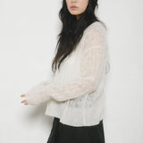 LACEY KNIT MOHAIR
