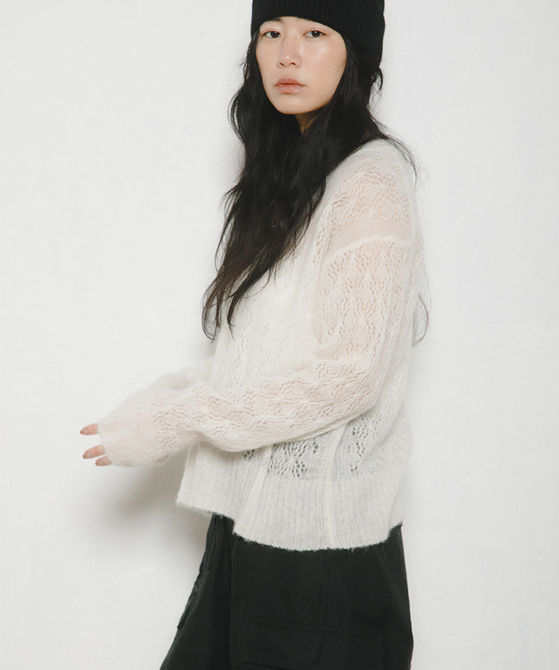 LACEY KNIT MOHAIR