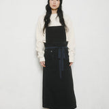 JP FARMER APRON DRESS DENIM