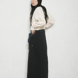 JP FARMER APRON DRESS DENIM