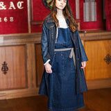 JP FARMER APRON DRESS DENIM
