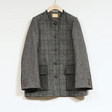COLLARLESS JACKET - BRITISH TWEED
