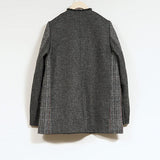 COLLARLESS JACKET - BRITISH TWEED