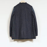 COLLARLESS JACKET - BRITISH TWEED