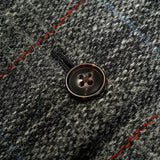 COLLARLESS JACKET - BRITISH TWEED