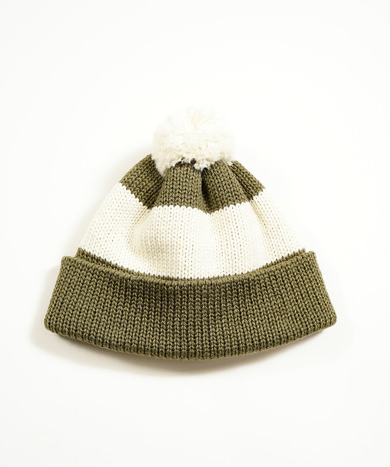 STRIPE BOBBLE HAT