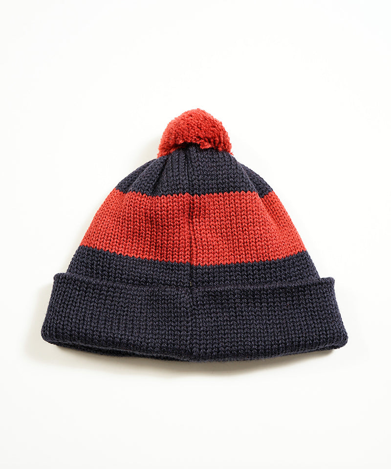 STRIPE BOBBLE HAT