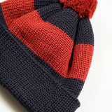 STRIPE BOBBLE HAT